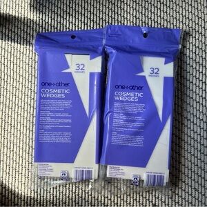 Two packs of cosmetic wedges, make up sponges, new in package